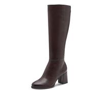 Tamaris Damen Long Boot Heel 1-25515-41, Stivali ad Altezza Ginocchio Donna, Mogano, 39 EU