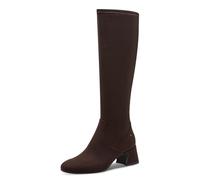 Tamaris Damen Long Boot Heel 1-25520-45, Stivali ad Altezza Ginocchio Donna, Moka, 36 EU