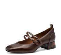 Tamaris Damen Pump with Strap 1-22318-43, Scarpe décolleté Donna, Brown Comb, 37 EU