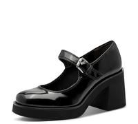 Tamaris Damen Pump with Strap 1-22409-45, Scarpe décolleté Donna, Nero, 37 EU
