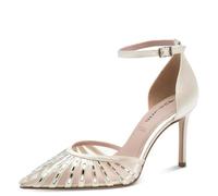 Tamaris Damen Pump with Strap 1-22415-46, Scarpe décolleté Donna, Perla, 38 EU