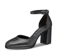 Tamaris Damen Pump with Strap 1-22463-45, Scarpe décolleté Donna, Pewter Glam, 39 EU