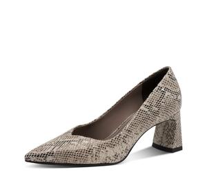 Tamaris Damen Pumps 1-22453-45, Scarpe décolleté Donna, Beige Snake, 41 EU