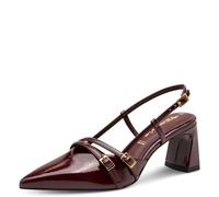 Tamaris Damen Sling 1-29660-45, Scarpe décolleté Donna, Brevetto Merlot, 35 EU
