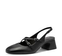Tamaris Damen Sling 1-29662-45, Scarpe décolleté Donna, Pelle Nera, 40 EU