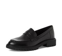 Tamaris Damen Slipper 1-24300-45, Mocassino Donna, Pelle Nera, 40 EU