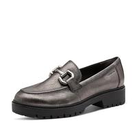 Tamaris Damen Slipper 1-24733-45, Mocassino Donna, Peltro, 40 EU