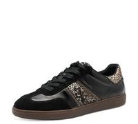 Tamaris Damen Sneaker Low 1-23624-43, Scarpe da Ginnastica Donna, Black Snake, 40 EU