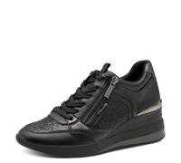 Tamaris Damen Sneaker Low 1-23703-41, Scarpe da Ginnastica Donna, Pettine Nero, 37 EU