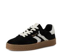 Tamaris Damen Sneaker Low 1-23723-44, Scarpe da Ginnastica Donna, Pelliccia Nera, 39 EU