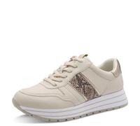 Tamaris Damen Sneaker Low 1-23745-42, Scarpe da Ginnastica Donna, Beige Comb, 41 EU