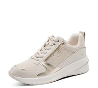 Tamaris Damen Sneaker Low 1-23754-45, Scarpe da Ginnastica Donna, Oro Avorio, 38 EU