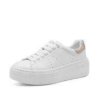 Tamaris Damen Sneaker Low 1-23755-45, Scarpe da Ginnastica Donna, Bianco Champagne, 36 EU