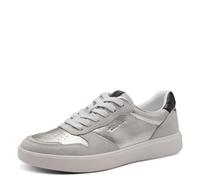 Tamaris Damen Sneaker Low 1-23763-45, Scarpe da Ginnastica Donna, Silver Comb, 38 EU
