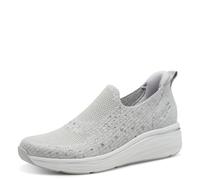 Tamaris Damen Sneaker Low 1-23787-45, Scarpe da Ginnastica Donna, Grigio Chiaro, 38 EU