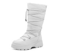 Tamaris Damen WL Long Boot 1-26615-45, Stivali da Neve Donna, Bianco, 40 EU