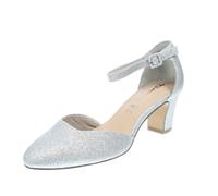 Tamaris Decolletè Con Cinturino Argento - Donna Scarpe Decolletè Tacco Medio