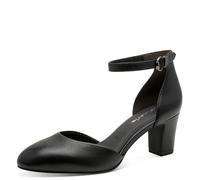 Tamaris Donna 1-22401-42, Scarpe décolleté, Pelle Nera, 39 EU