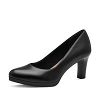 Tamaris Décolleté da donna con tacco a blocco in pelle nero 42 EU
