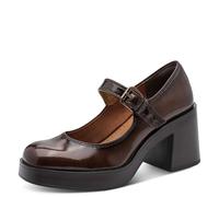Tamaris Decolleté da Donna con Tacco a Blocco, Marrone (Brown Patent),38