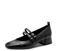 Tamaris Decolleté da Donna con Tacco a Blocco, Nero (Black Croco), 40