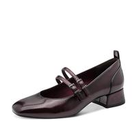 Tamaris Decolleté da Donna con Tacco a Blocco, Rosso (Merlot Comb), 40