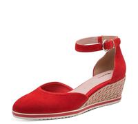 Tamaris Décolleté da donna con zeppa in pelle rosso 42 EU