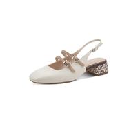 Tamaris décolleté slingback da donna con tacco a blocco bianco 39 EU