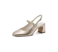 Tamaris décolleté slingback da donna con tacco a blocco metallico 41 EU