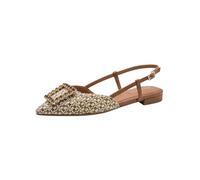 Tamaris décolleté slingback da donna con tacco a blocco beige 38 EU