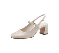Tamaris décolleté slingback da donna con tacco a blocco beige 38 EU