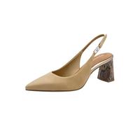 Tamaris décolleté slingback da donna con tacco a blocco beige 41 EU