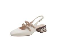 Tamaris décolleté slingback da donna con tacco a blocco bianco 38 EU