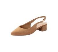 Tamaris décolleté slingback da donna con tacco a blocco marrone 41 EU