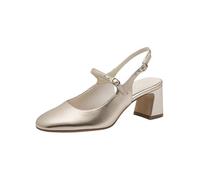 Tamaris décolleté slingback da donna con tacco a blocco metallico 38 EU