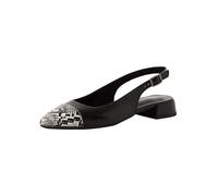 Tamaris décolleté slingback da donna con tacco a blocco nero 37 EU