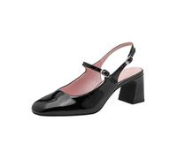 Tamaris décolleté slingback da donna con tacco a blocco nero 39 EU