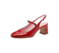 Tamaris décolleté slingback da donna con tacco a blocco rosso 37 EU