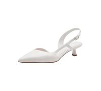 Tamaris décolleté slingback da donna con tacco a spillo bianco 39 EU