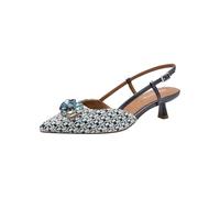 Tamaris décolleté slingback da donna con tacco a spillo blu 41 EU