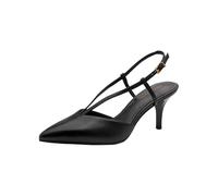 Tamaris décolleté slingback da donna con tacco a spillo in pelle nero 39 EU