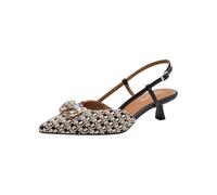 Tamaris décolleté slingback da donna con tacco a spillo nero 37 EU