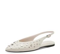 Tamaris décolleté slingback da donna piatto bianco 37 EU