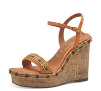Tamaris Donna 1-28041-42, Sandali con Zeppa, Colore: Arancione, 38 EU