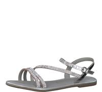 Tamaris Donna 1-28113-42, Sandali Bassi, Silver Glam, 37 EU