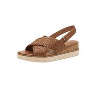 Tamaris Donna 1-28251-44 - Sandali con zeppa, cognac, 39 EU, cognac, 39 EU