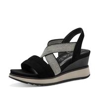 Tamaris Donna 1-28338-42, Sandali con Zeppa, Nero, 38 EU