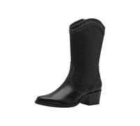 Tamaris Donna Absatzstiefelette Bequem, Black, 40 EU