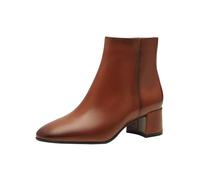 Tamaris Donna Absatzstiefelette Leder Blockabsatz Bequem, Cognac, 39 EU