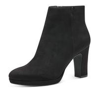 Tamaris Donna Absatzstiefelette Textil Blockabsatz Vegan, Black, 36 EU